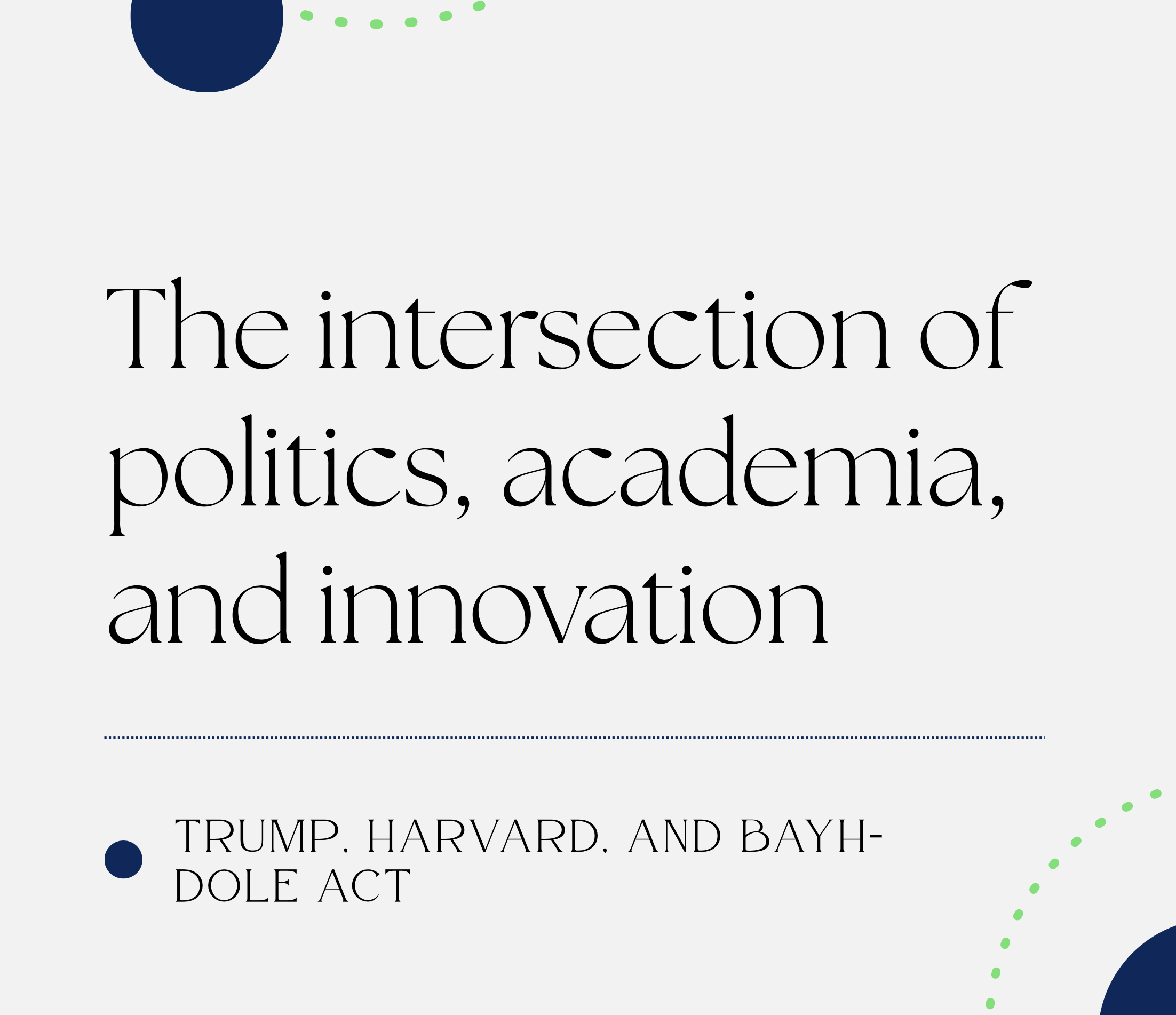 Trump and Harvard